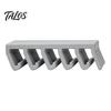 Ventilated Lid Storage Rack Crisper Rack, with 5-Slot Partition, Adhesive Wall Mount Anti-Mold Mold Resistant Holder Hanger, Space Saving Organizer