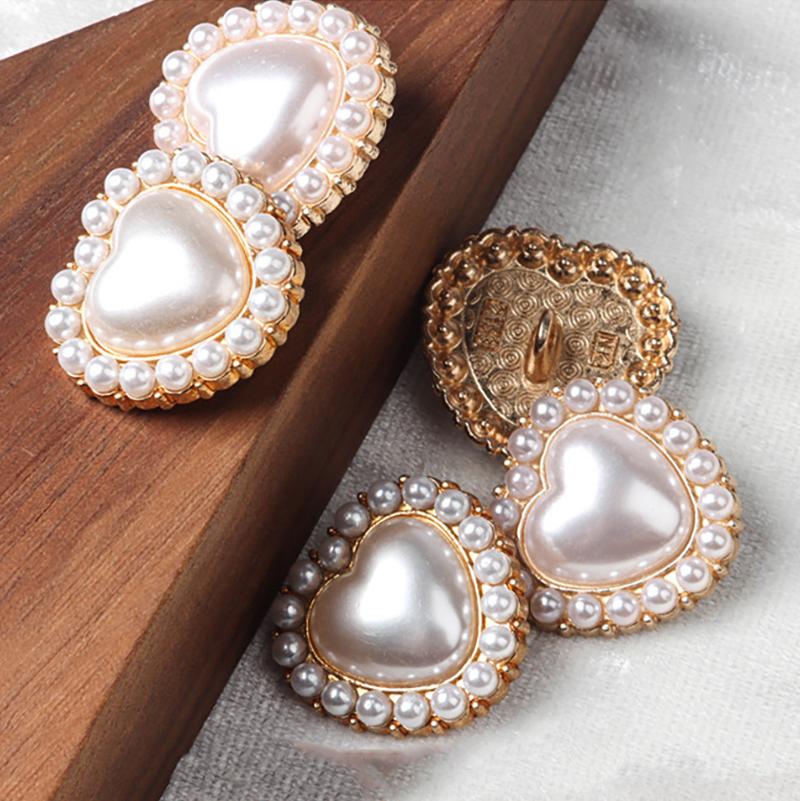 10 Stück - 23MM Legierung Glänzender Strass Perle Kleidungsknöpfe DIY Kleidung Nähknopf Handarbeit Dekorative Näherei