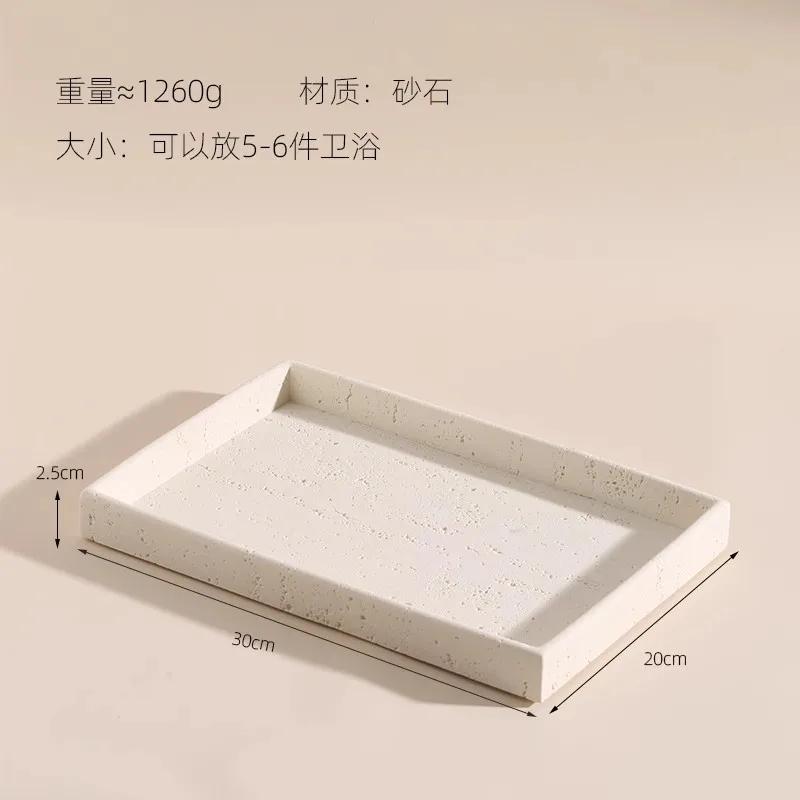 Bathroom Lotion Bottle Toothbrush Holder Tray Toiletry European Home Bathroom Products Hotel Electric Toothbrush Shelf