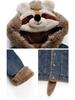 Girls' Fleece-Lined Denim Jacket - Warm Korean Style Autumn/Winter Cotton-Padded Top for Little Girls