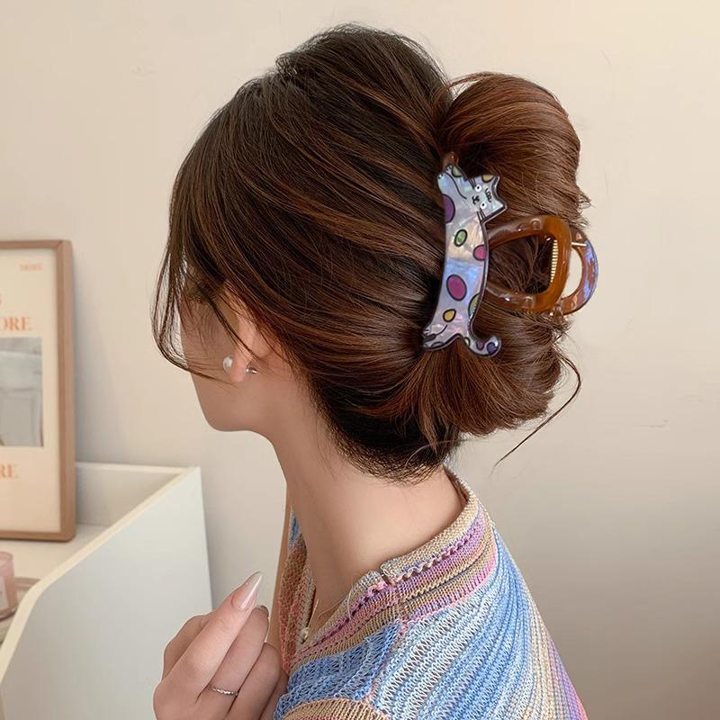 

Високоякісна шпилька-краб середнього об єму для жіночої зачіски «пучок» - Аксесуар для волосся 2025