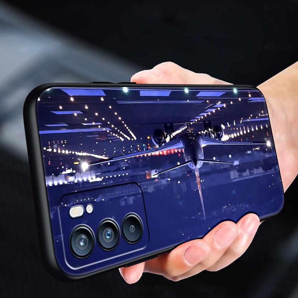 Travel-Nspired Airplane Route Phone Case For Oppo A17 A31 A54 A57 A78 A79 A98 Find X5 X6 Reno 6 7 8 10 11 12 13 F Pro Soft TPU