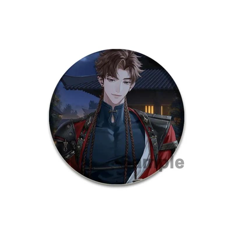 32/44/58mm Handmade Tinplate Plastic Badge Ashes of The Kingdom Brooches for Collar Clothes Backpack Jewelry Fans Gifts Card Games