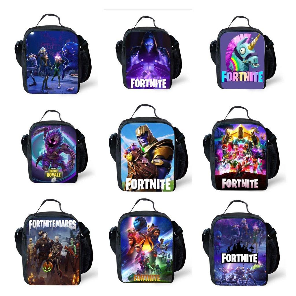 Student School Battle Bag Girls Boys Snack Bags Lunch Kids Box