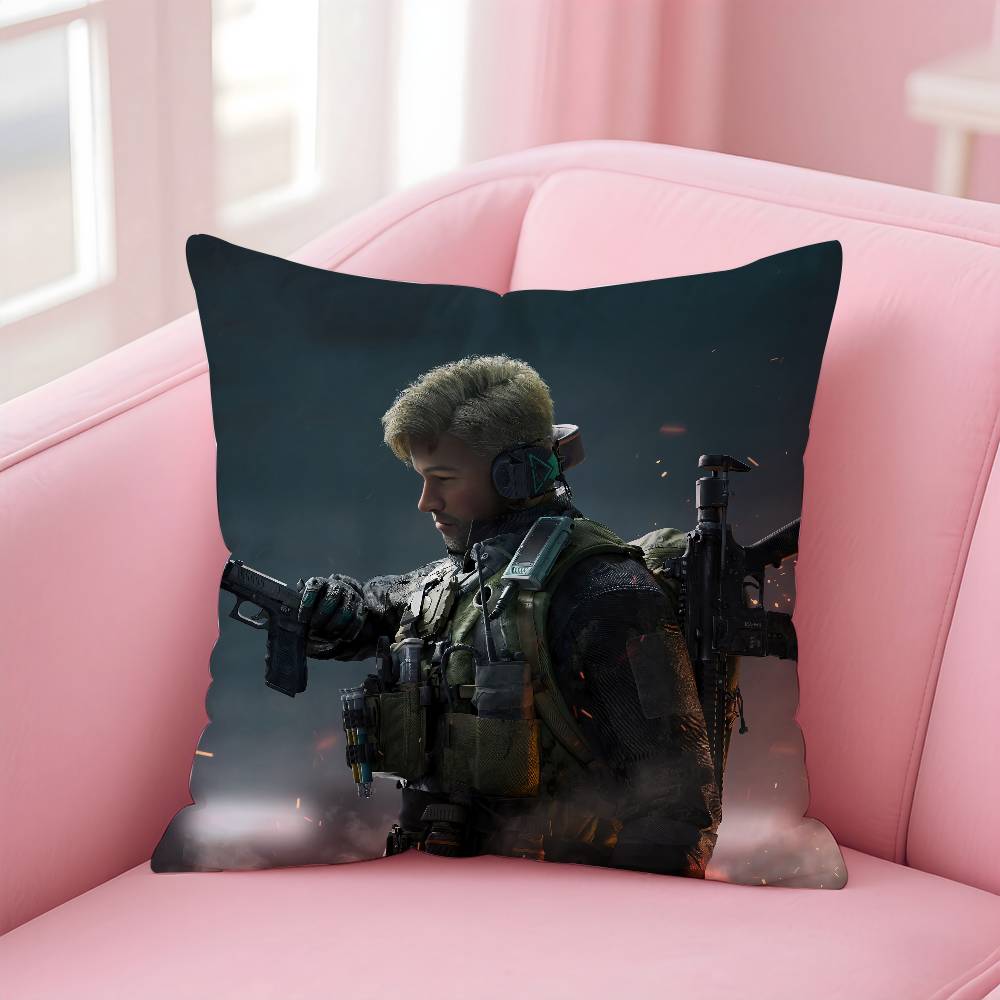 Cool Game D-Delta Force Pillow Case pattern printing pillowcase living room sofa cushion cover bedroom room decor
