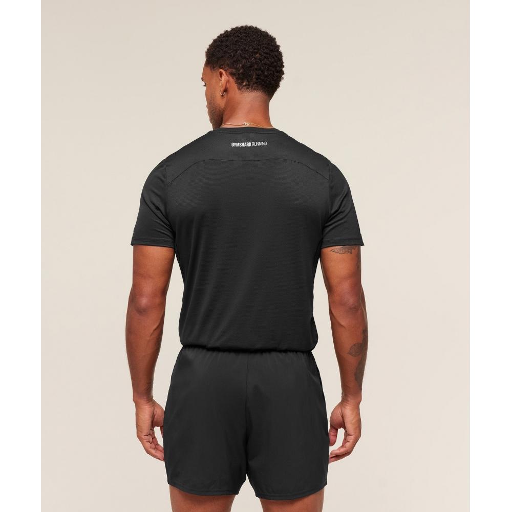 Gymshark Running T shirT Black A3c2s Bb2j