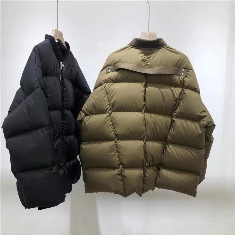 Design Sense Niche Thickened White Duck Down Baseball Collar Down Jacket Women's European High-end Winter Bread Jacket