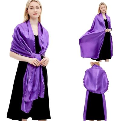 Soft Cashmere Shawl Shoulder Scarf Breathable Shawl for Bride Bridesmaid and Wedding Party Evening Dress Accessories