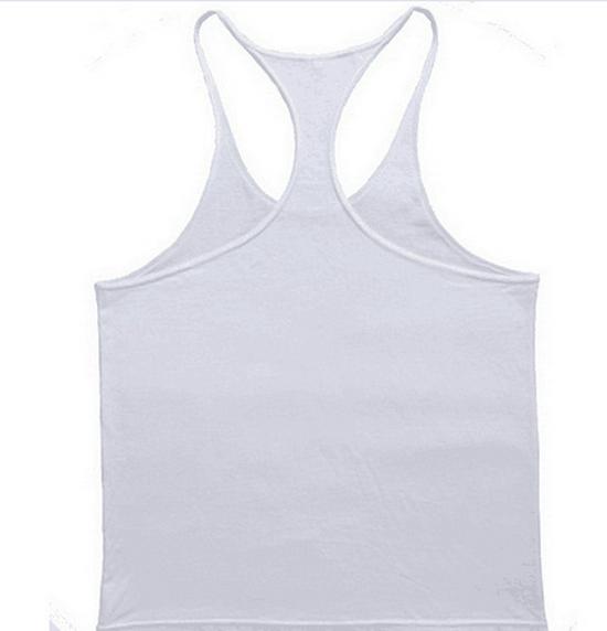 Men's Cotton Muscle Tank Top - Sleeveless, Breathable, Sweat-Absorbent Sportswear