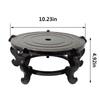 Pedestal for Wooden Flower Pot Gardening 10 Brown Bonsai, Base, Stand, Rack, Pedestal, Veranda, Inch,