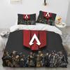 A-Apex Legends Game Gamer Cartoon Dekbed Beddengoed Set Dekbedovertrek Bed Set Dekbedovertrek Kussensloopking Queen Size Beddengoed Set