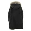 WOOLRICH down coat S black with fox fur Women Used