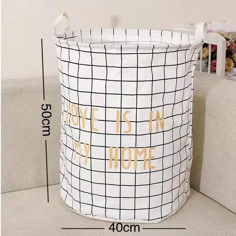 Clothing Laundry Basket Bag Folding Laundry Basket Large Capacity Clothes Storage Bag Hamper Collapsible Clothes Toy Basket