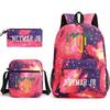 Lionel Messi · Peripheral Printed School Bag Three-Piece Pencil Case Shoulder Bag Backpack