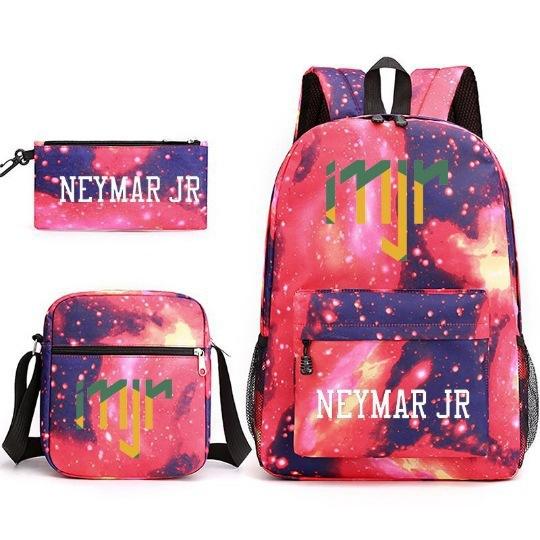 Lionel Messi · Peripheral Printed School Bag Three-Piece Pencil Case Shoulder Bag Backpack
