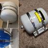 Sturdy Expansion Tanks Brackets Set for Home Water Heating Systems Accommodates Tanks Safety Straps Included Daily Use