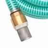 VidaXL Saugschlauch mit Messing-Anschlüssen 7 m 25 mm Grün