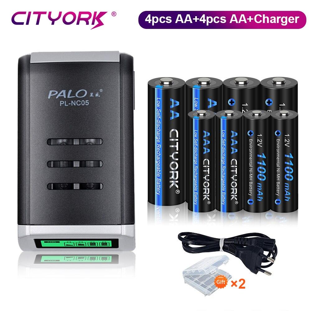 

CITYORK 1,2 В AA аккумуляторная батарея 1,2 В AAA Ni-MH аккумуляторные батареи 1,2 В 2A 3A батарейки для микрофона, часов, игрушек чёрный