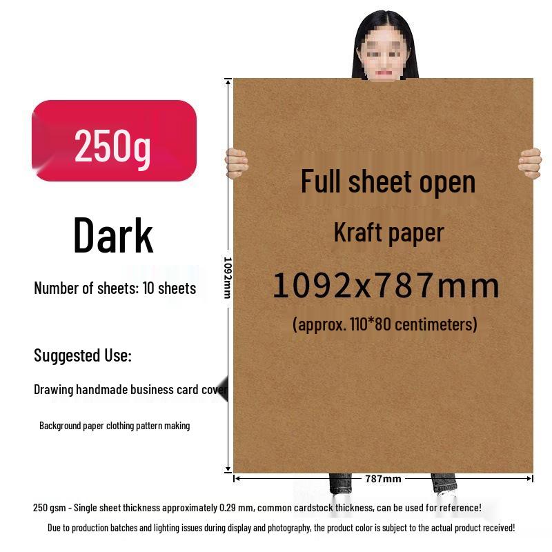 Large Kraft Brown Paper Sheets for Pattern Making, Drafting, and Drawing