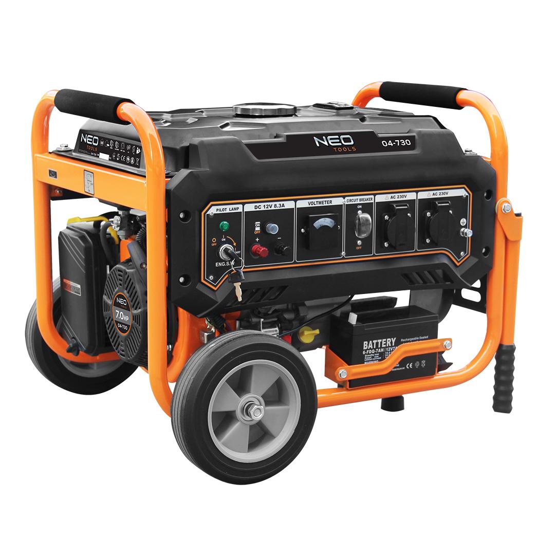 Schwarz/Orange Neo Neotools 04 730 Notstromaggregat 2800W - Bild 3