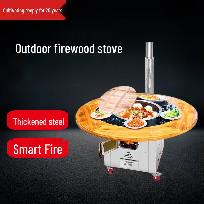 Traditional Wood-Fired Cooking Stove Set
