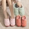 New Qidashun cotton slippers home autumn and winter indoor and outdoor plush cotton shoes warm wool cotton mop
