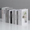 Minimalist Faux Book Decor for Living Room Display