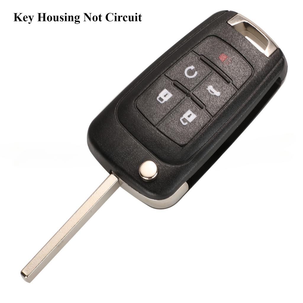 Jingyuqin Flip Remote Car Key Shell for Chevrolet Cruze Cruze Lova Camaro Impala Fit Astra J Corsa E Insignia Zafira C 2 3 4 5BT