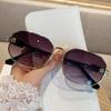2025 Polygon Women's Fashion Sunglasses: Stylish Metal Frame with High-End Sun Protection.