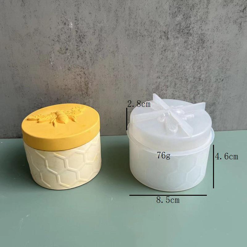 Silicone Mold for DIY Handmade Plaster Form Aroma Candle Cup Molds Mongolia Cup Gypsum Cement Storage Jewelry Box Mould Supplies