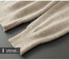 Men's V-Neck Cashmere Sweater - Long-Sleeved Business Knit for Autumn and Winter