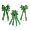 Patrick's Day Wreath Bow Patrick Day Decorations Holiday Bows for Front Door Wreath Decorations Tree Top Bow Ornament