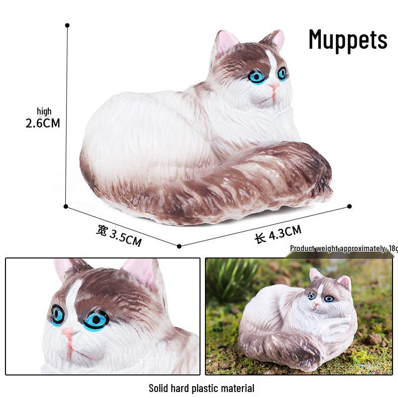 Mini Animal Model Set - Rooster, Duck, Goose, Pig, Rabbit, Dog, Horse, Sheep, Donkey, Cat, Alpaca Toys