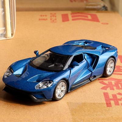 5 İnç Metal Araba Simülasyonu Nefis Döküm ve Oyuncak Araç Ford GT Supercar RMZ city 1:Çocuklar İçin 36 Alaşım Model Hediyesi