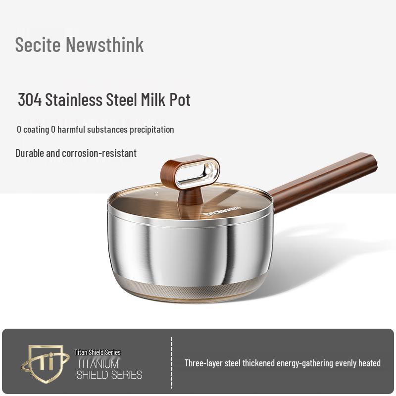 Xinsite Titanium Shield 18cm Stainless Steel Milk Pot