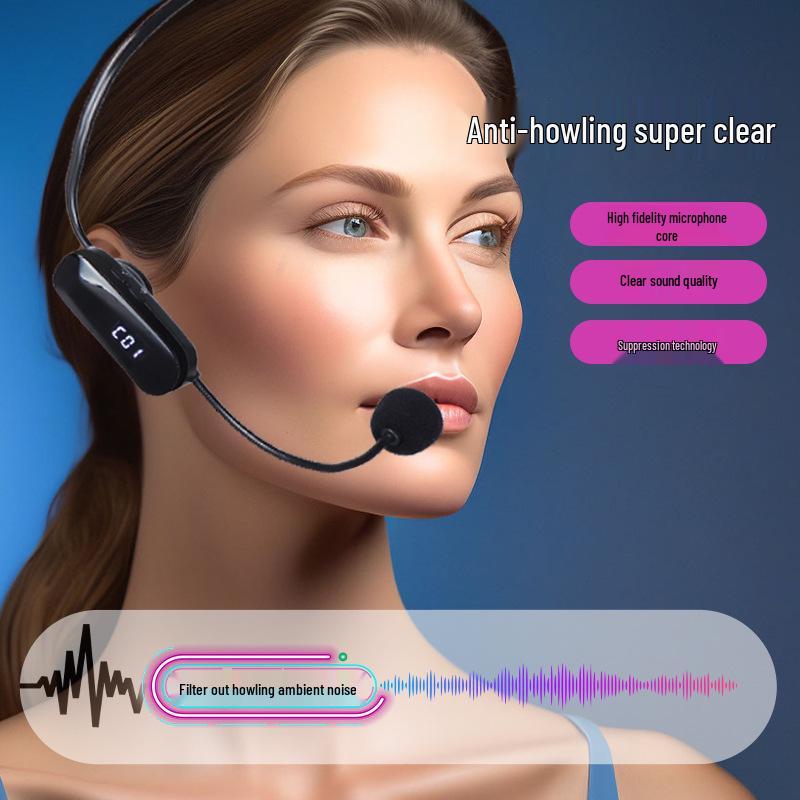 Wireless Headset Microphone for Teaching and Lectures