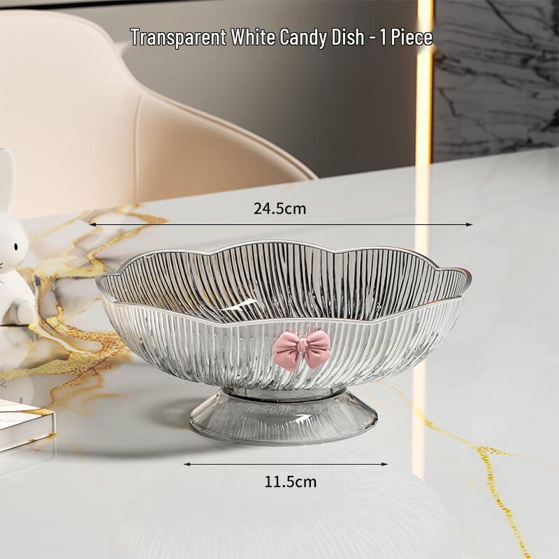 Multi-layer Fruit Basket and Snack Plate 04 Single Layer