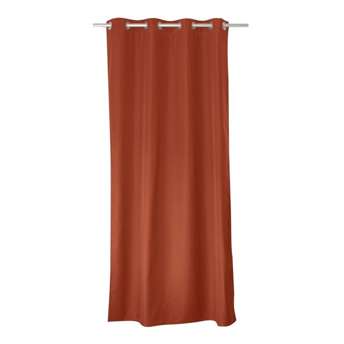 1 Thermal Curtain 135 X 180 Cm Glacier Terracotta