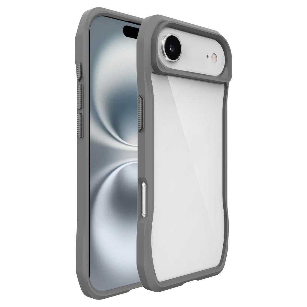 For iPhone 17 Air Case Anti-Scratch TPU+PC Hybrid Phone Cover