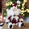 JELLYCAT Christmas Series Red Bowknot Santa Claus Dolls Plush Doll 34cm High