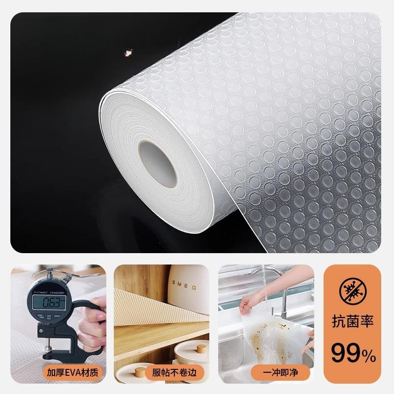 Reusable Drawer Liners Kitchen Cabinet Shelf Waterproof Table Cover Mat Refrigerator Pad Tablecloth Moistureproof Kitchen Mats