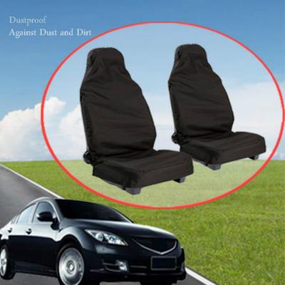 2PCS/1Par Funda Protectora para Asiento Delantero de Coche Resistente Auto Universal Impermeable Fundas para Asiento de Coche Cojín Transpirable