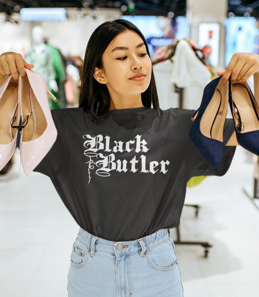 

Oversize Bio T-Shirt Damen Anime Black Butler Ciel Phantomhi Sebastian Michaelis 3XL