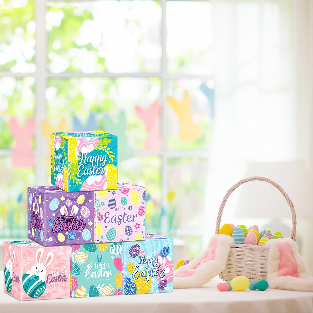 New Styles, Easter, Cartoon, Cute Rabbit, Candy and Snack Packaging Boxes, Party Decorations, Gift Boxes, Holiday Supplies