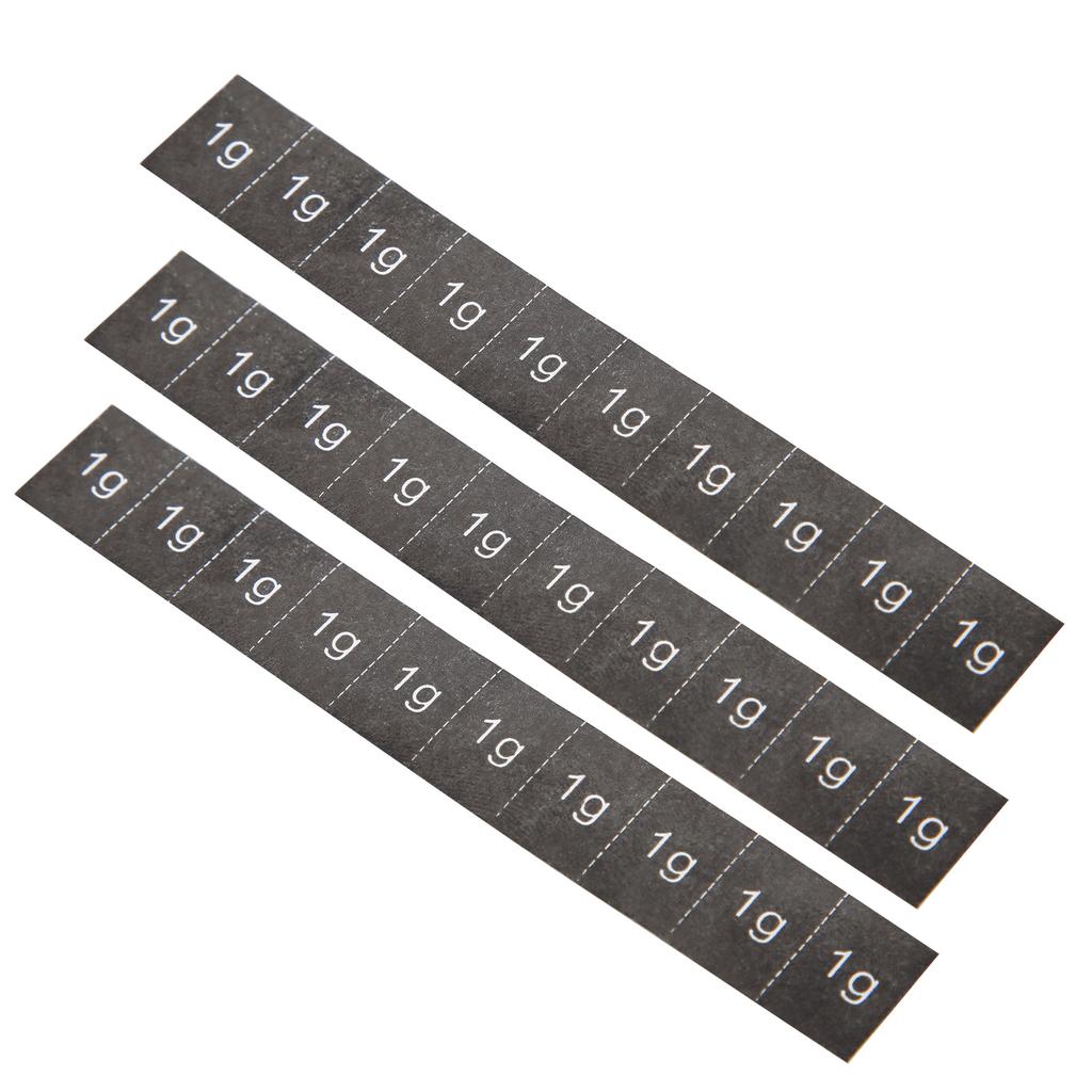 3pcs Golf Club Metal Tape Strips Add Power Weight Self Adhesive Sport Club Grip Tape