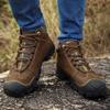 Fashion Fashion New Arrivals Men's Winter High Boots Plush Warm Lined Botas De Hombre Quality Lace-up Male Shoes Outdoor Hard-wearing