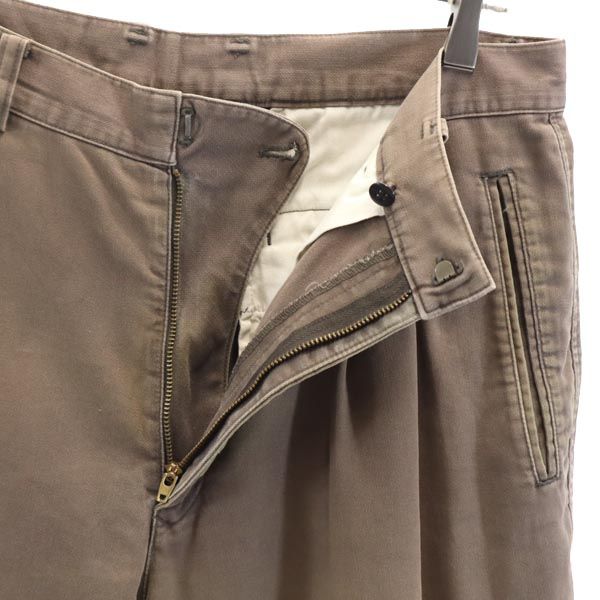 PEARLY GATES made in Japan golf Long pants 6 Brown Men's Used