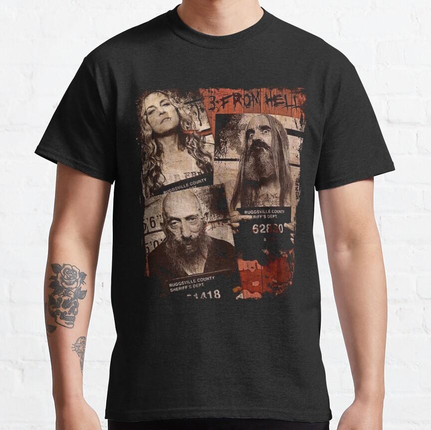 The Devils Rejects Horror Captain Spaulding Movie Scary House of 1000 Corpses Halloween 100 Cotton T Shirts Short Sleeve Tops