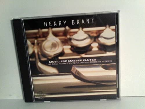 

CD HENRY BRANT - Music for Massed Flutes 806362 UK Classical Used
