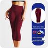 High Waist Butt Lift Yoga Capri – Quick-Dry, Breathable, Elastic, Nude-Feel Running Tights for Women